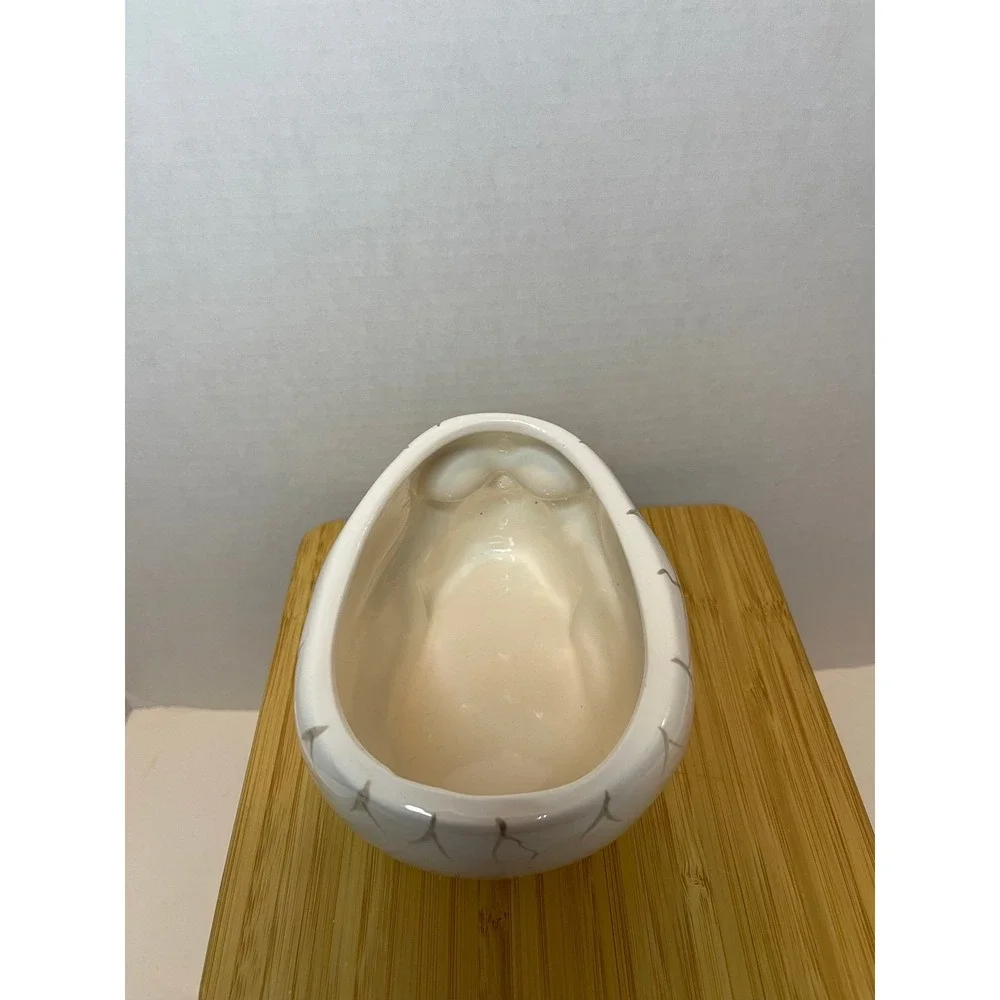 Royal Norfolk Ceramic‎ Skull Planter Candy Bowl Halloween Spooky Season